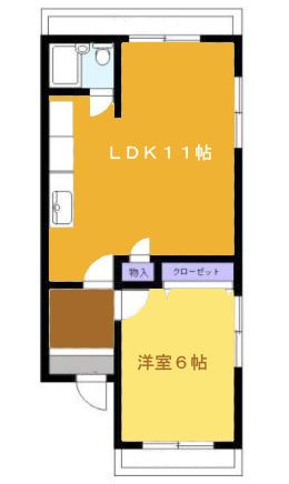 堺市北区南花田町　貸店舗 [物件番号：318810] の間取り