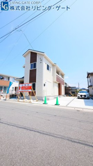 【外観】 | 甲斐市西八幡 新築戸建 4LDK オール電化 長期優良住宅　車4~6台駐車可能