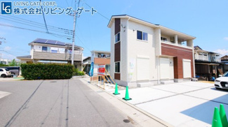 【外観】 | 甲斐市西八幡 新築戸建 4LDK オール電化 長期優良住宅　敷地：177.76ｍ2　車4~6台駐車可能