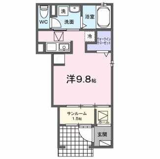 【間取り】 | ファイオレフト　サウス | 間取図
