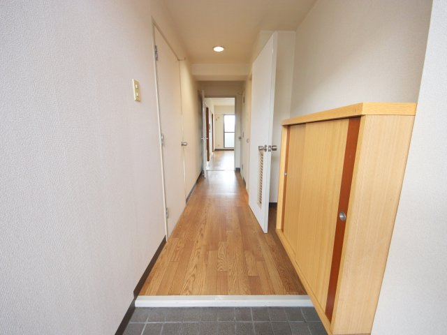 メゾン東生駒YD3番館の玄関