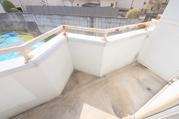 YOUハウスのバルコニー