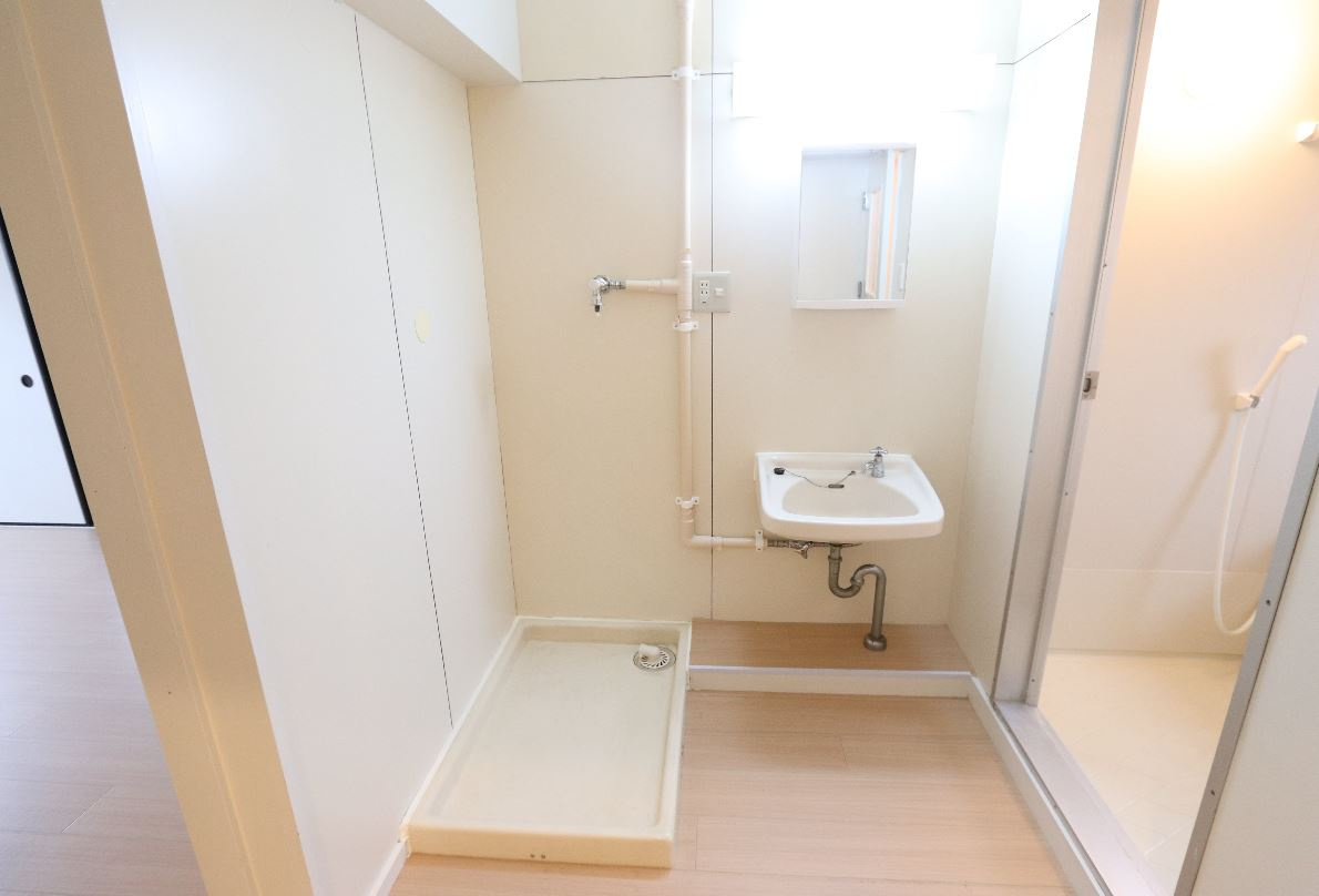 ビレッジハウス吉井Ⅱ【キャッシュバック対象物件】の独立洗面台|独立洗面台、朝の身支度には欠かせません