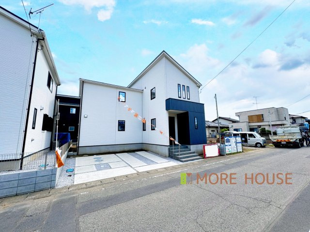 伊勢崎市境46期　新築住宅 1号棟の外観