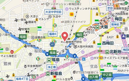 【地図】 | エステムコート梅田リトリーヴ