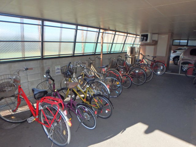 【その他共用部分】 | オアシス六番館 | 大島　オアシス六番館　1K　駐輪場