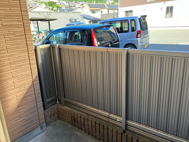 casa衛のバルコニー