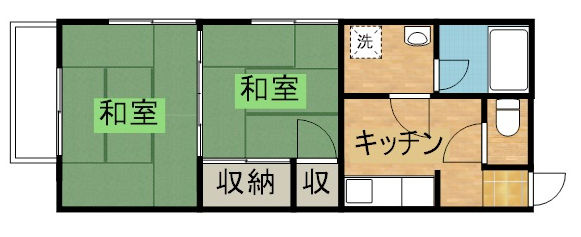 【間取り】 | コーポ津久井
