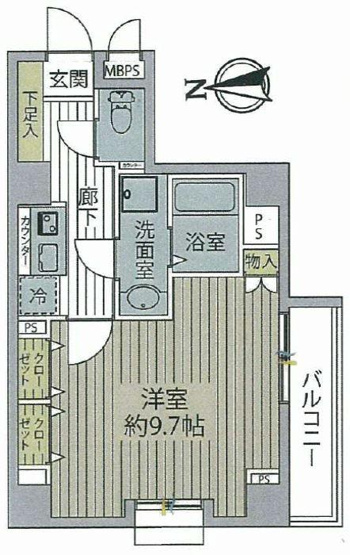 【間取り】 | ガラ・シティ芝公園