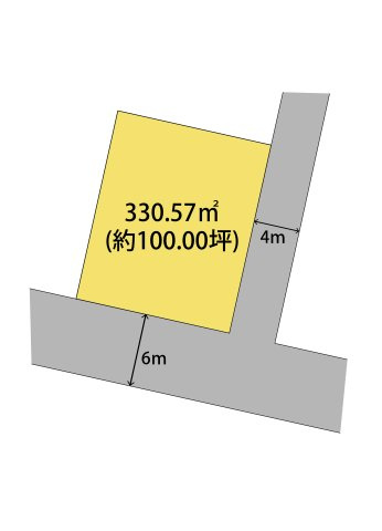 和歌山市上野・土地・125795の区画図