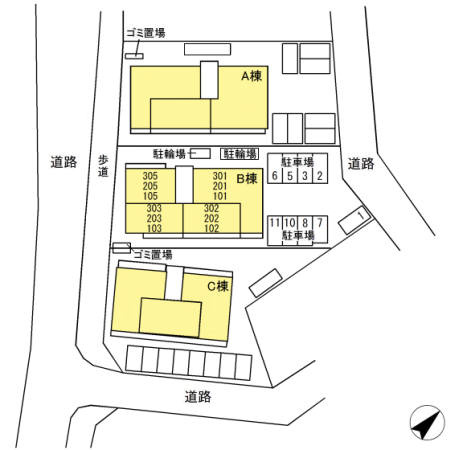 ジャンティの区画図