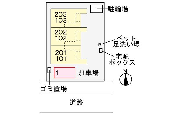 ファイオレフトサウスの区画図