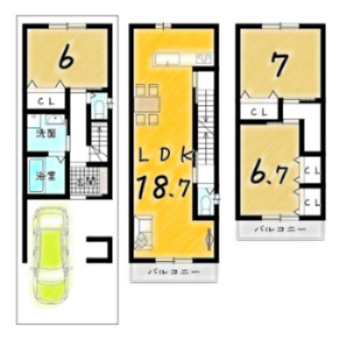 西院上今田町２区画