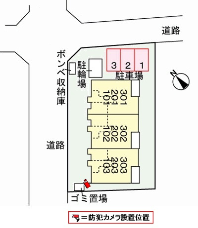 メゾンフローレンスの区画図
