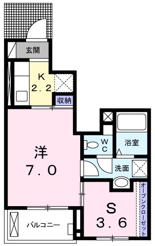 メゾンフローレンスの間取り