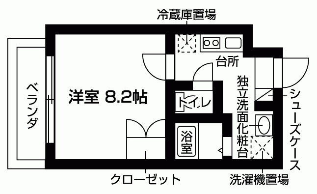 ラ・プルミエール烏丸五条の間取り|【代表的な間取です】