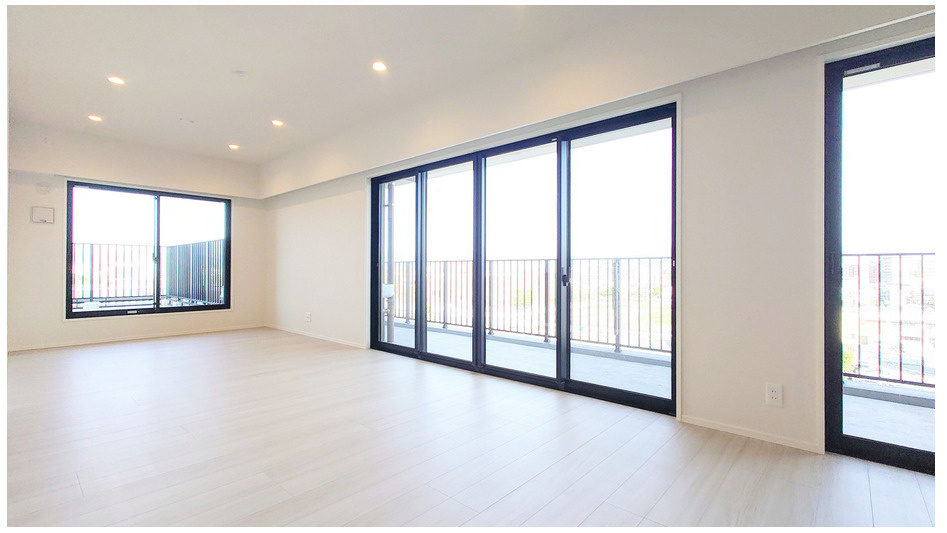 グランフォーレ箱崎九大前駅レジデンスの居間・リビング|グランフォーレ箱崎九大前駅レジデンス（3LDK）