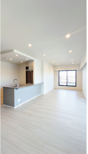 グランフォーレ箱崎九大前駅レジデンスの居間・リビング|グランフォーレ箱崎九大前駅レジデンス（3LDK）