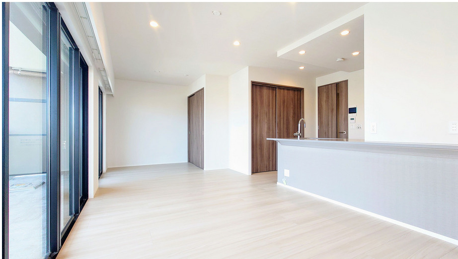 グランフォーレ箱崎九大前駅レジデンスの居間・リビング|グランフォーレ箱崎九大前駅レジデンス（3LDK）