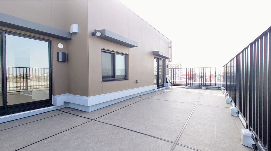 グランフォーレ箱崎九大前駅レジデンスのバルコニー|グランフォーレ箱崎九大前駅レジデンス（3LDK）