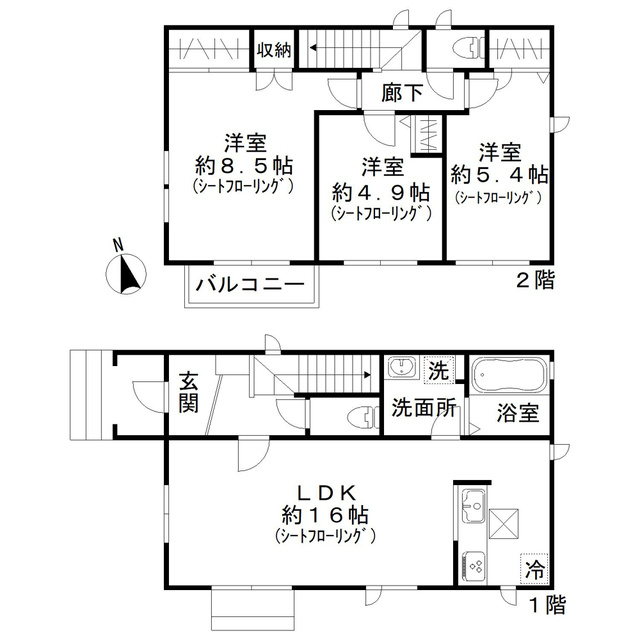 Ａｕｒａの間取り