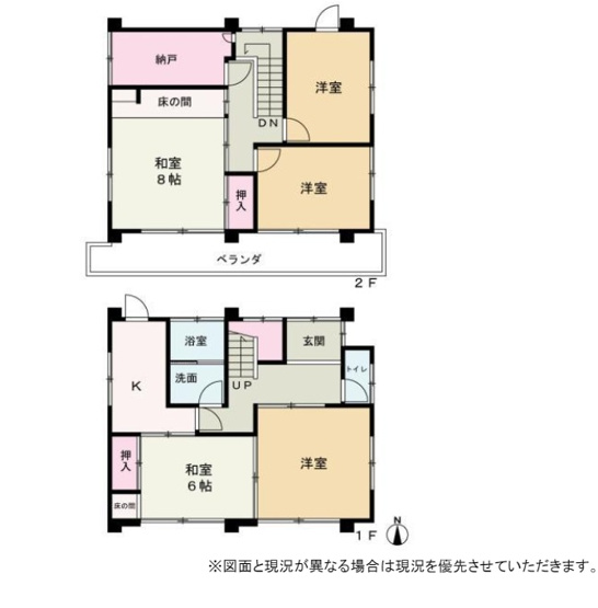 【間取り】 | 間取りは5SKになります。