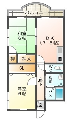 クレアトゥール＆Mの間取り