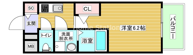 【間取り】 | エスリードレジデンス大阪福島シティウエスト