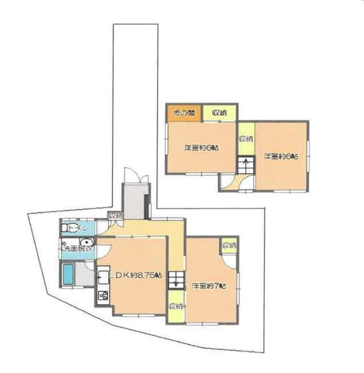 招提中町1丁目　中古一戸建ての間取り|間取り図はいかがですか？ご希望を叶える間取りですか？リビングの広さは？水回りの位置は？カウンターキッチン？など色々な情報が集約されています。弊社ではリフォームなどのご相談も承っております。