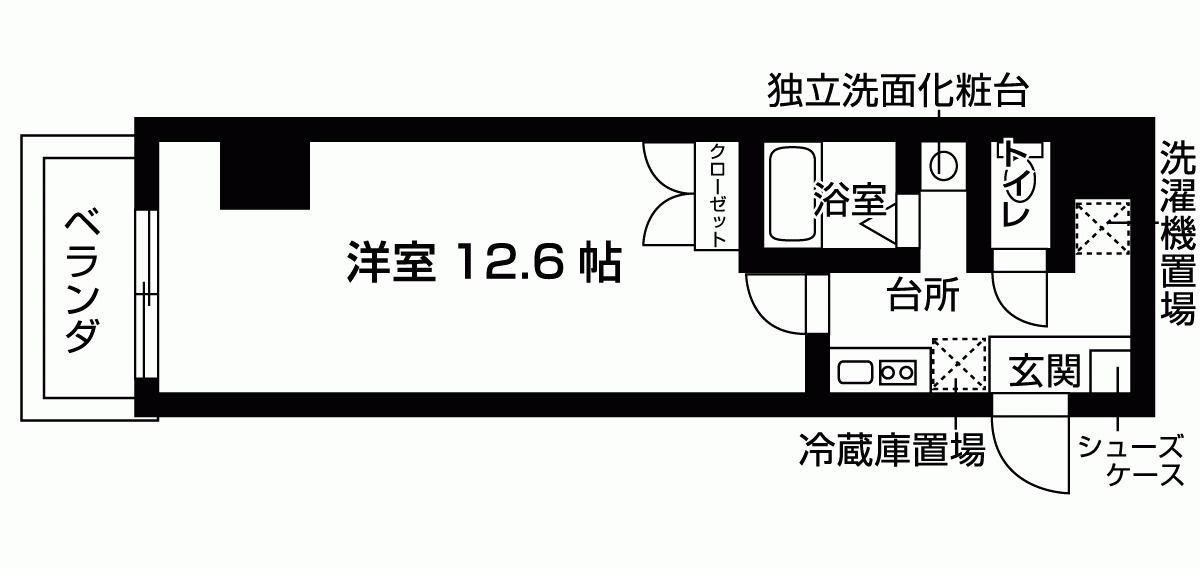アネックス西洞院の間取り
