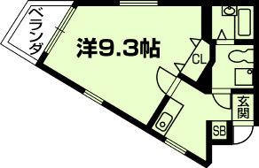 紫明フラッツの間取り|代表的な間取りです