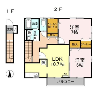 【間取り】 | ローズコートＴ