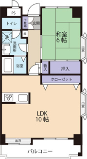 【間取り】 | 藤本ビルNo.7吉野町