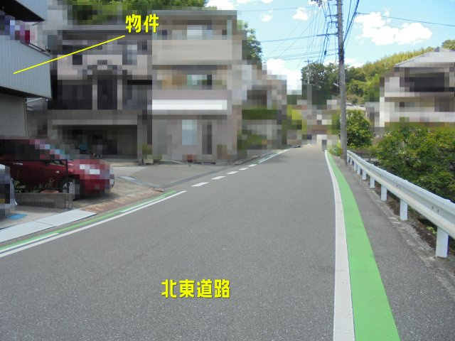 【前面道路含む現地写真】 | 高知市旭天神町
