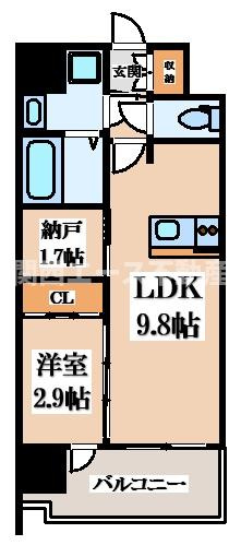 【間取り】 | EST ONE HIGASHIOSAKAⅡ