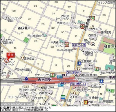【地図】 | メゾンドール西荻窪