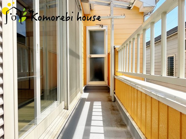 上尾市中妻4丁目　中古一戸建てのバルコニー|現地（2024年4月27日撮影）