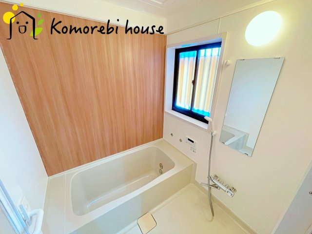 上尾市井戸木4丁目　中古一戸建ての浴室|現地（2024年3月撮影）