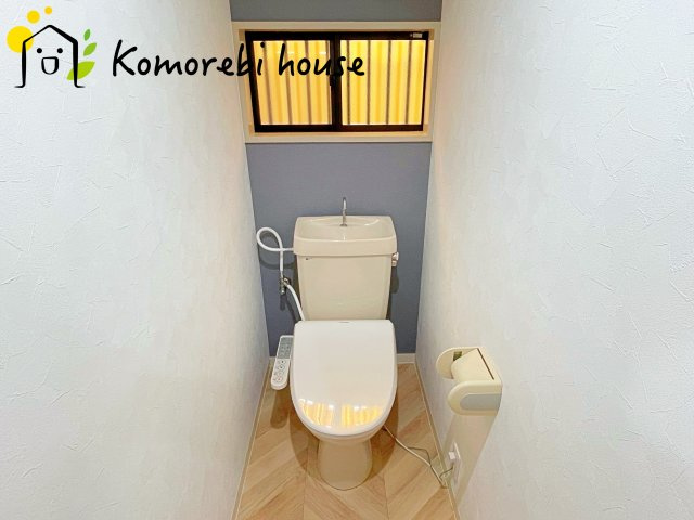 上尾市井戸木4丁目　中古一戸建てのトイレ|現地（2024年3月撮影）