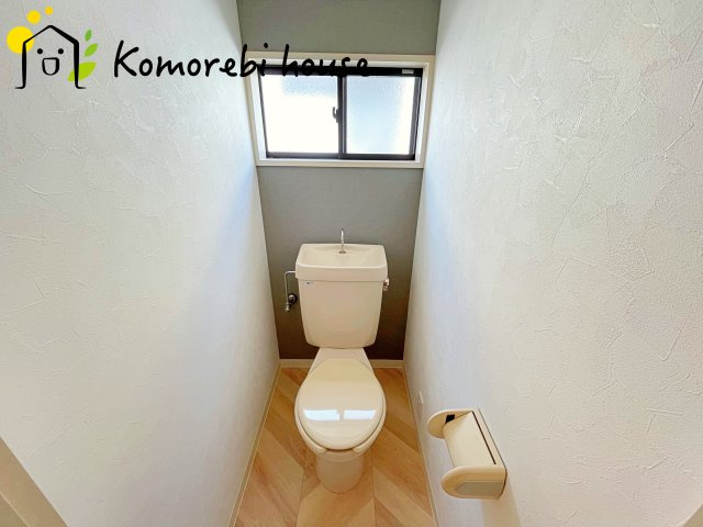 上尾市井戸木4丁目　中古一戸建てのトイレ|現地（2024年3月撮影）