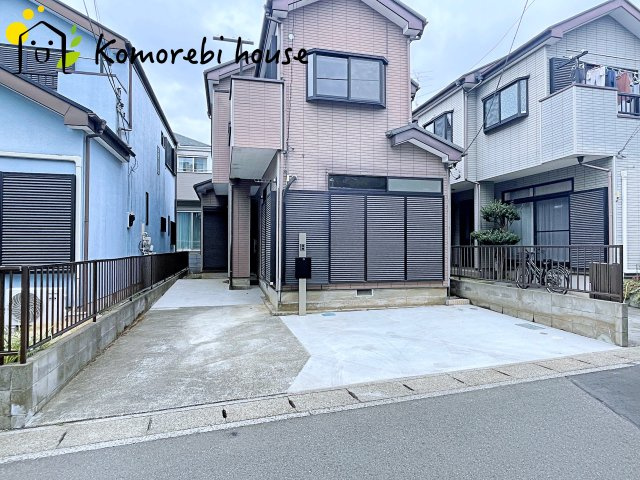 上尾市井戸木4丁目　中古一戸建ての駐車場|現地（2024年3月撮影）