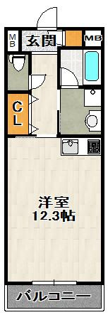 スクエアＭＫⅡの間取り