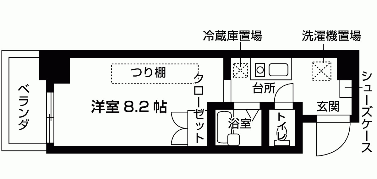 エスポワール京都の間取り|代表的な間取です