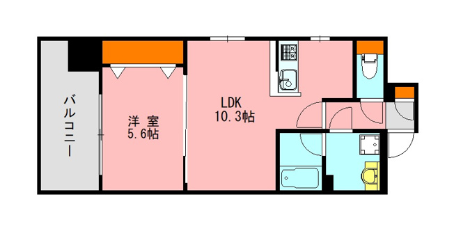 【間取り】 | アソシアグロッツォタイムズ・スイート博多　プライスホームなら仲介手数料０円！