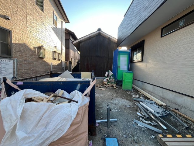 限定１区画新築戸建☆リビング広々１８.５帖の３ＬＤＫ☆駐車２台可能☆ファーストタウン大津市第５瀬田の外観|現況 建築中(令和６年６月撮影)