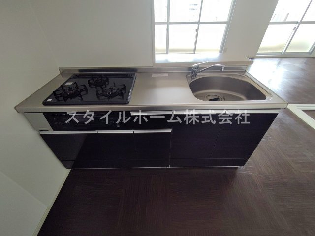 フォーカルポイントのキッチン