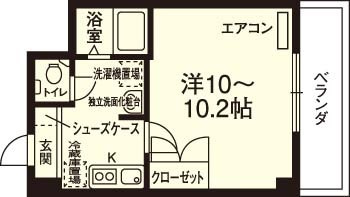 アルトシュロス四条大宮の間取り