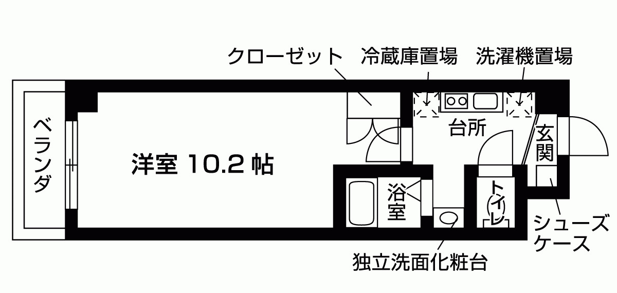 アルトシュロス四条大宮の間取り