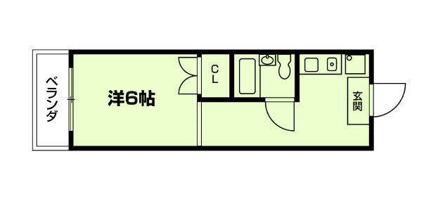セゾン大黒町の間取り|代表的な間取りです。