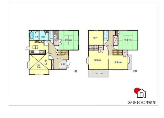 【間取り】 | 桶川市北2丁目　中古戸建
